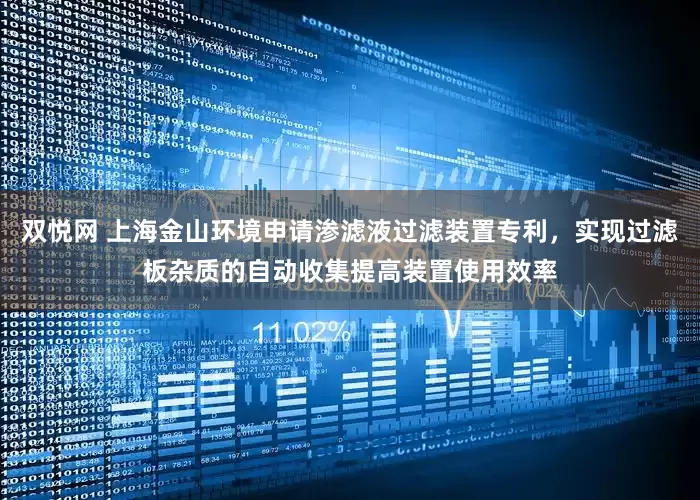 双悦网 上海金山环境申请渗滤液过滤装置专利，实现过滤板杂质的自动收集提高装置使用效率